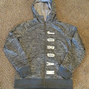 Jordan Therma-Fit Light Gray Hoodie